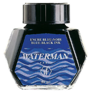 VULPENINKT WATERMAN 50ML STANDAARD BLAUW/ZWART