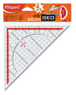 GEODRIEHOEK TECHNIEK MAPED 260MM
