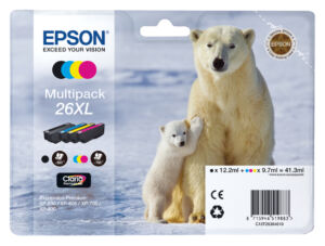 INKCARTRIDGE EPSON T263640 HC ZWART 3 KLEUREN