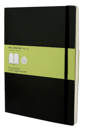 NOTITIEBOEK MOLESKINE BLANCO XL ZACHTE KAFT