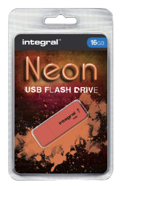 USB-STICK INTEGRAL FD 16GB NEON ORANJE