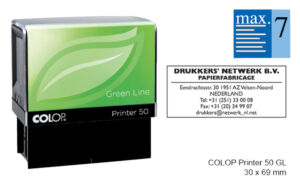 TEKSTSTEMPEL COLOP 50 GREEN BON 7R 69X30MM