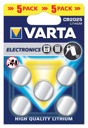 BATTERIJ VARTA CR2025 3V LITHIUM