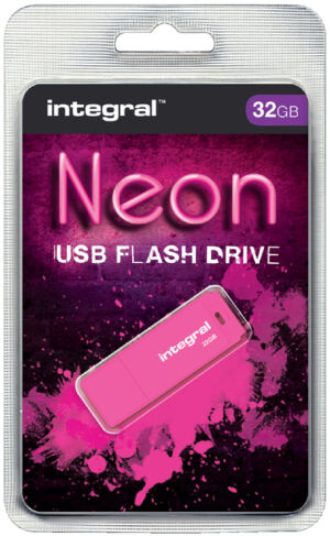 USB-STICK INTEGRAL FD 32GB NEON ROZE