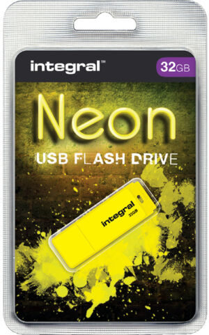 USB-STICK INTEGRAL FD 32GB NEON GEEL