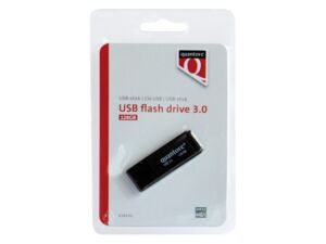 USB-STICK QUANTORE FD 128GB 3.0 ZILVER