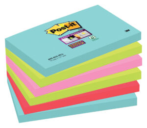 MEMOBLOK 3M POST-IT 655 SUPERS 76X127 MIAMI