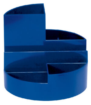 BUREAUSTANDAARD MAUL 41176 ROUNDBOX 12.5CM BLAUW