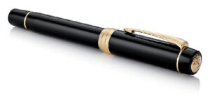 VULPEN PARKER DUOFOLD CEN BLACK-GOLD 18K F