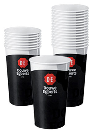 DOUWE EGBERTS BEKER PAPER CUPS 180CC 100 STUKS