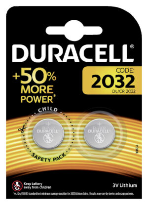 BATTERIJ DURACELL 2032 LITHIUM 2PACK