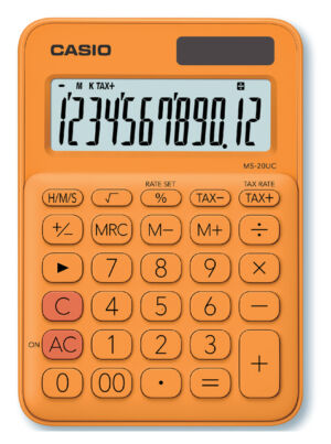 REKENMACHINE CASIO MS-20UC ORANJE