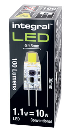 LEDLAMP INTEGRAL G4 1.1W 2700K WARM WIT