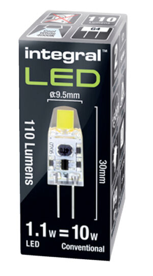 LEDLAMP INTEGRAL G4 1.1W 4000K WARM WIT