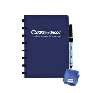 CORRECTBOOK A5 GELINIEERD MARINE BLAUW