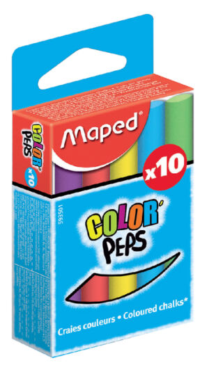 SCHOOLBORDKRIJT MAPED COLOR'PEPS GEKLEURD