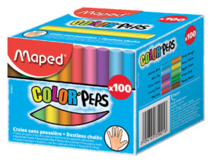 SCHOOLBORDKRIJT MAPED COLOR'PEPS GEKLEURD