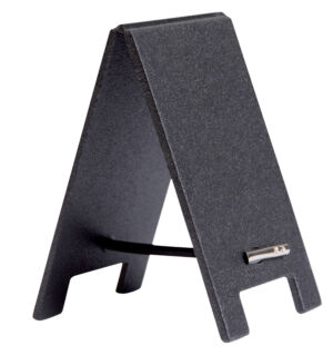 KRIJTBORD SECURIT MINI TAFEL SET 5 STUKS ZWART