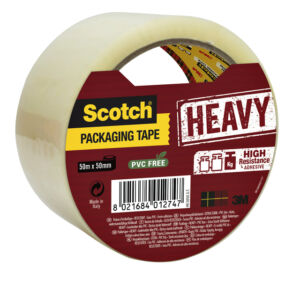 VERPAKKINGSTAPE SCOTCH HV5050 50MMX50M TRANSPARANT