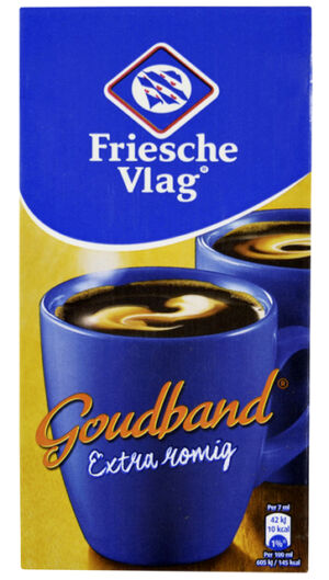 KOFFIEMELK FRIESCHE VLAG VOL GOUDBAND 455ML