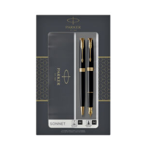 BALPEN EN VULPEN PARKER SONNET BLACK GT