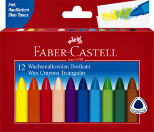 WASKRIJT FABER CASTELL DRIEHOEKIG ASS