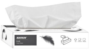 TISSUE KATRIN 11797 PLUS FACIAL 2LAAGS 100ST WIT