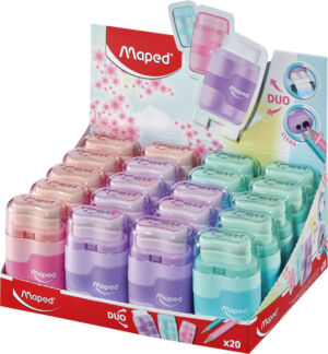 PUNTENSLIJPER MET GUM MAPED CONNECT PASTEL ASSORTI