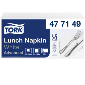 SERVET TORK 33X33CM 477149 WIT 200 STUKS