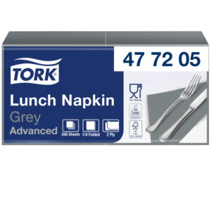 SERVET TORK 33X33CM 477205 GRIJS 200 STUKS