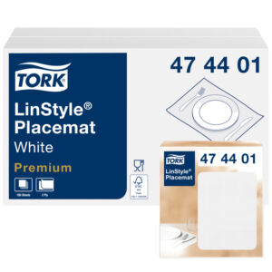 PLACEMAT TORK 39X30CM 474401 LINSTYLE WIT 100 ST