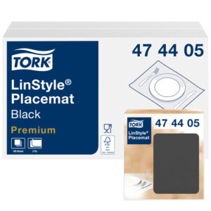 PLACEMAT TORK 39X30CM 474405 LINSTYLE ZWART 100 ST