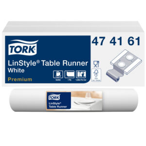 TAFELLOPER TORK 474161 40X120CM WIT 20 STUKS