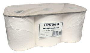 HANDDOEKROL EURO MINI BLANCO 2L 21CMX150M WIT