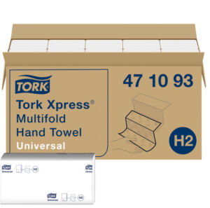 HANDDOEK TORK UNIVERSAL 1LAAGS 21X23CM 20X250ST