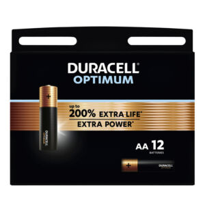 BATTERIJ DURACELL OPTIMUM AA 12ST