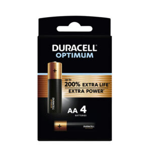 BATTERIJ DURACELL OPTIMUM AA 4ST