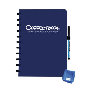 CORRECTBOOK A4 BLANCO MARINE BLAUW