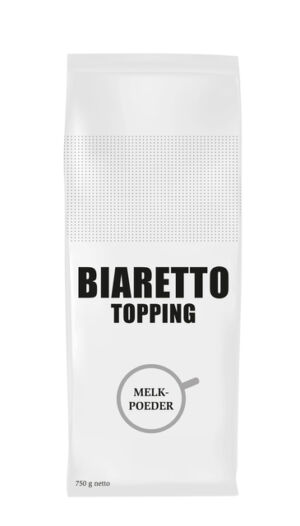 MELKPOEDER BIARETTO TOPPING 750GRAM