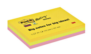 MEMOBLOK 3M POST-IT 6445 S. STICKY 152X101MM ASS