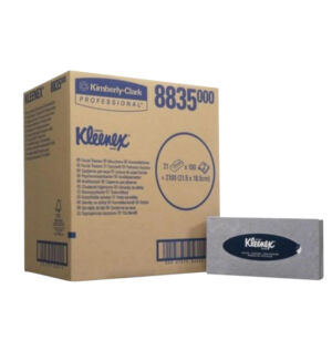 KLEENEX TISSUE 2-LAAGS WIT 21,5X18,6CM 21X100ST