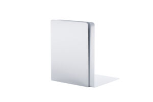 BOEKENSTEUN MAUL 16X15X21CM ALUMINIUM ZILVER