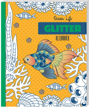 KLEURBOEK INTERSTAT GLITTER OCEAN LIFE