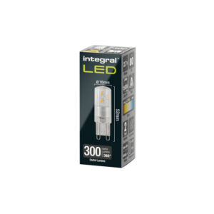 LEDLAMP INTEGRAL G9 2700K WARM WIT 2.7W 300LUMEN