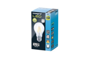 LEDLAMP INTEGRAL E27 2700K WARM WIT 4.5W 470LUMEN