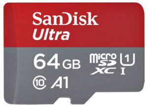 GEHEUGENKAART SANDISK MICROSDXC ULTRA 64GB