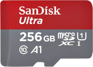 GEHEUGENKAART SANDISK MICROSDXC ULTRA 256GB