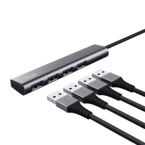 HUB TRUST HALYX 4-PORT USB-A