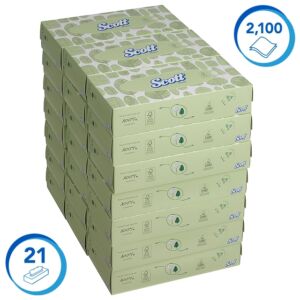 FACIAL TISSUES SCOTT 8837 2-LAAGS STANDAARD WIT