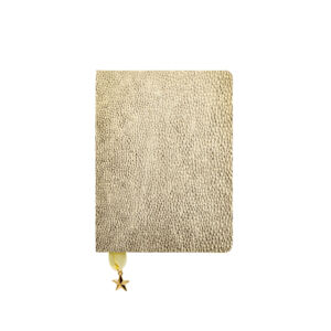 NOTITIEBOEK A6 METALLIC GOUD